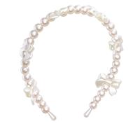 Ergonomic Pearls Headband for Ladies Prom Occasion Hairpiece Headwear Suitable for Various Event and Daily Styles Braided Headband