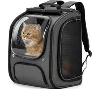 Ergonomic Pet Backpack Carrier, Breathable 3D Design for Cats and Dogs, Large Space, Shaded, Comfortable and Secure Travel Solution