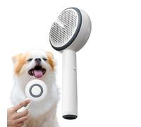 Ergonomic Pet Spray Brush - Self Cleaning Grooming Tool With Water Sprayer, Portable Detangling Comb For Cats Dogs, Gentle Pet Hair Brush, Grooming Tool For Long Short Hair Animals Use