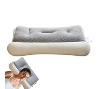 Ergonomic Pillow With Support Neck Support Cushion For On The Go | Head Alignment Pillow for Men Women Adults Home Apartment Hotel Dorm Room White 40x60cm