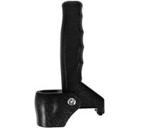 Ergonomic Plastic Cane Handle Replacement for 22mm Walking Stick | Black Polished Knob, Removable Easy-clean Design, Comfortable Grip for Mobility Support and Balance