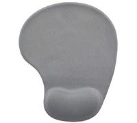 Ergonomic Portable Mouse Pad Non-Slip Computer Mouse Pads Small 5D Gel Mouse Pad with Wrist Rest Grey