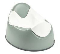 Béaba - Baby's Training Potty - Ergonomic Baby Potty - Non-Slip - Hygienic - Easy Care - Handgrips on The seat - Made in France - Sage Green
