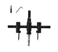 Ergonomic Professional Adjustable Manual Hole Cutter Punching Kits with Reinforced Suitable for 30-300mm Opening Plasterboard Cutting Tool