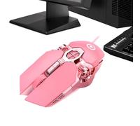 Ergonomic Programmable Mice - Wired USB Computer with Level DPI Adjustment for Smooth Cursor Accuracy, Comfortable Corded Design Office Productivity and 5.51inches