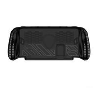 Ergonomic Protector Case for MSI Claw 8 AI+ with Stand - Soft for tpu Grip Cover for Handheld Gaming Console - Shockproof Bumper Skin - Black Protective Shell for Travel and Daily Use
