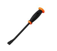 Ergonomic Pry Stick with Angled Tip for Craft Project and Mechanics with Protective Hammer Strikes Caps Antislip Handle Industrial Pry