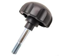 Ergonomic Pull Up Knob For Stationary Bikes, Secure Locking Pin Handle With Bolt, Lightweight Black Replacement For Gym Equipment, 8cm