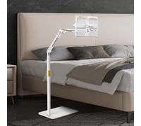 Ergonomic Reading Stand - 360° Rotatable, Height Adjustable Floor Stand for Hands-Free Use in Bed, Office, Kitchen