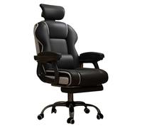 Ergonomic Reclining Computer Chair with Footrest, 360° Swivel, Adjustable High Back Boss Armchair for Home Office and Gaming