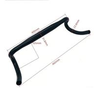 Ergonomic Road Drop Bar 31.8mm for Long Rides | Ergonomic curve, safer braking control, widened for top grip, palm support, 400mm width option(Sand Black 460*31.8*23.8mm)