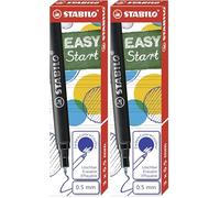 Ergonomic Rollerball - STABILO EASYoriginal Refills - Pack of 6 - Blue