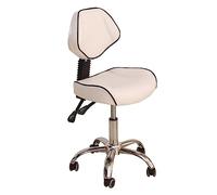Ergonomic Rolling Saddle Chair with Back Support for Dental Stylists and Tattoo Artists