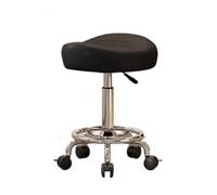 Ergonomic Rolling Saddle Stool - Adjustable Height Swivel Office Chair for Salon, Medical & Drafting - Multi-Purpose Rolling Desk Stool