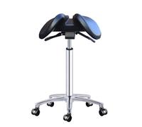 Ergonomic Rolling Saddle Stool, Adjustable Hydraulic Office Chair for Salon, Clinic, Tattoo, Dental, Spa - Height 54-74CM, Comfort & Mobility