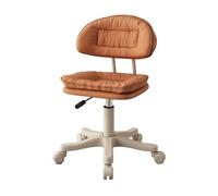 Ergonomic Rolling Saddle Stool with Backrest Adjustable Height 43-55 cm Versatile Makeup Chair for Salon and Home Use