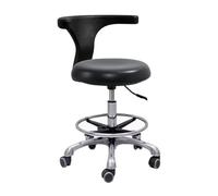 Ergonomic Rolling Stool with Lumbar Support for Dental, Medical, Salon, and Home Office Use