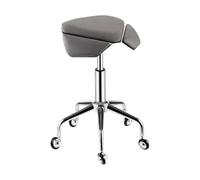 Ergonomic Saddle Chair with Rolling Swivel, U-Shaped Claw Wheels, Stylish Office & Medical Furniture, Ideal for Salons & Drafting - Color 3
