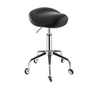 Ergonomic Saddle Chair with U-Shaped Wheels, Tilting Swivel Stool for Clinic, Spa, Salon, and Studio Use - Comfortable, Adjustable Seating (Color1)