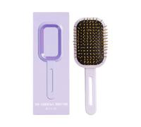 Ergonomic Scalp Massage Brush with Soft Steel Pins for Thicker Fuller Hair and Comfortable Daily Styling Routine Ergonomic Hair Brush for Smooth Removal