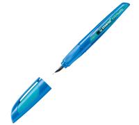 Ergonomic School Fountain Pen - STABILO EASYbuddy M Nib Dark Blue/Light Blue