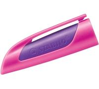 Ergonomic School Fountain Pen - STABILO EASYbuddy - Cap - purple/magenta