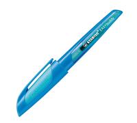 Ergonomic School Fountain Pen - STABILO EASYbuddy - M Nib - Dark Blue/Light Blue