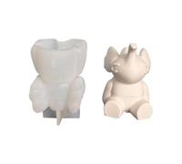 Ergonomic Silicone Ornament Mold Crafting Elephant Shape Perfect for Resin Creations and Unique Gift Making Elephant Silicone Mold