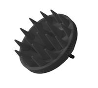 Ergonomic Silicone Scalp Brush Professional Manual Scalp Scrubber for Deep Cleaning & Head Grooming, Shower Accessory(Nero)
