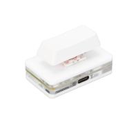 Ergonomic Single Hot Swap Keyboard Programmable Red Mechanical Switching Type C Corded For Working Gaming Office USB Single Keyboard