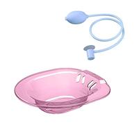 Ｚｉａｌｏｆｉ Ergonomic Sitz Bath for Toilet with Advanced Flushing System, Pink with Flusher