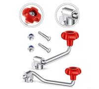Ergonomic Soft Grip Jack Crank 8.4in for durable Ergonomic Soft | High strength material, rust resistant finish, weatherproof design, fits 10in jacks, for durable use