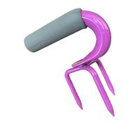 Ergonomic Soil Loosening Tool Manganese Steel Construction Symmetrical Tines Design Nonslip Grip for Backyard Gardening Manual Soil Cultivator Tool