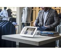 Ergonomic Solutions SpacePole C-Frame 12.9" Tablet Enclosure with Hinge Mount for iPad Pro 12.9" (3rd Gen, 2018)