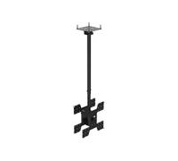 Ergonomic Solutions SpacePole Digital Signage Back to back telescopic ceiling mount for screens up to 75" (VESA 200 to VESA 400)