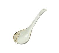 Ergonomic Soup Ladle Large Capacity Ladle Ceramic Spoon Lamian Noodles Dinner Oatmeal Home for Stew