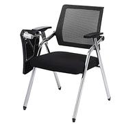 Ergonomic Stackable Student Chair with Desk Foldable Conference Room Chairs Comfortable Office Seating with Backrest for Home School & Office Use