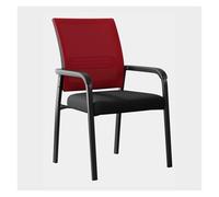 Ergonomic Stacking Office Chairs with Mesh Back & Arms Lumbar Support for Waiting Room & Conference Room Set of 5Comfortable & SpaceSaving Design