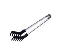 Ergonomic Stainless Steel Salad, Heatproof Grip & Easy-Clean Design for Pasta, Grilling & Kitchen Use Pastas Tongs