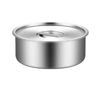 Ergonomic Stainless Steel Steamer Pots Steaming Bowl with Ergonomic Handle and Lid for Soups and Dessert Simple Cookware