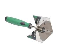 Ergonomic Stainless Steel Wall Corner Tool 90 Degree Corner Mud Finish Tool Finishing Trowel Hand Plastering