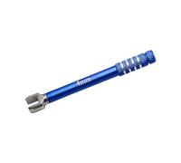 Ergonomic Steel Wrench Tools for 1/10 Scale, 4mm Wrench Blue | Small Ergonomic Wrench Tools, Easy to Use for 1 / 10 Scale Model Car Adjustments & Repairs