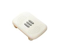 Ergonomic Stool Massage Rollers Footrest with Strip Under Desk Rest Fit for Children Adults Old Fit for Man(GoldMT07)