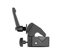Ergonomic Studio Clamps With 0.5" 2.1" Adjustable Grip And 5/8" Studs For Mounting Accessories Double Super Clamp