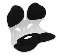 Ergonomic Support in The Lower Sheet Design of The Flower Leaf Vane/Wing of Comfortable Loin for Use of The Office - Plastic Cotton Material (Black Moon Style)