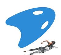 Ergonomic Swimming Board, Pool Kick Board, Swim Training with Lightweight Design, Floating Pool Swimming Aid, Beginner Water Exercise Tool for Fun Floats Pads Learning Accessory Kids