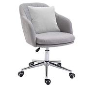 Ergonomic Swivel Desk Chair - 360° Height Adjustable Office Computer Chair with Lumbar Support, Mid-Back Comfort for Home & Office Use