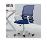 Ergonomic Swivel Desk Chair Adjustable Home Office Chair with Padded Mesh Seat 360° Rotation and Armrests Comfortable Computer Chair for Work & Study