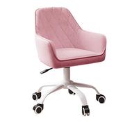 Ergonomic Swivel Desk Chair for Office & Home, Mid Back Computer Chair with Lumbar Support, Thick Cushioned Seat for Comfort, Ideal Vanity & Work Chair
