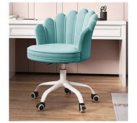 Ergonomic Swivel Office Chair with Adjustable Backrest Comfortable Desk Chair for Home Study & WorkStylish Blueol